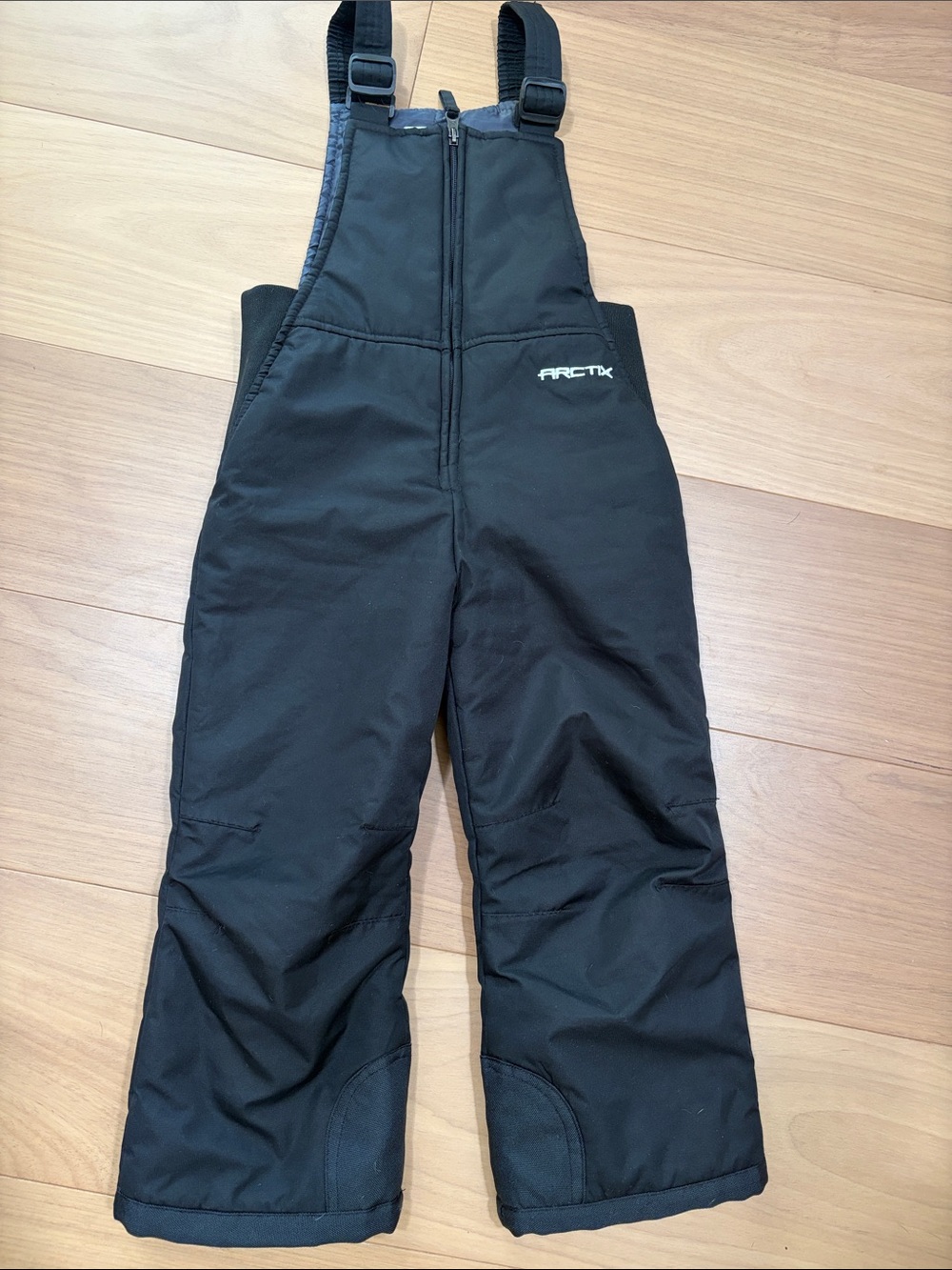 Like New Arctix Kids Black Insulated Snow Overalls/ski pants